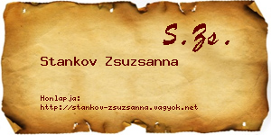 Stankov Zsuzsanna névjegykártya